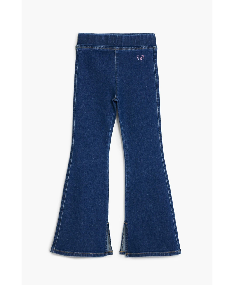 Desigual Girls's Flared denim-effect leggings