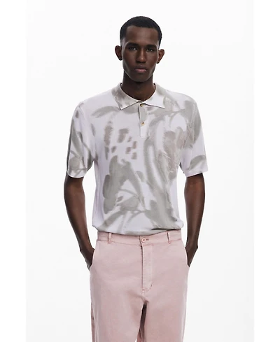 Desigual Men's Abstract short-sleeve polo