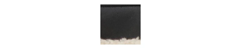 Sebby Collection Women's Zip Front Faux Leather Shearling Jacket