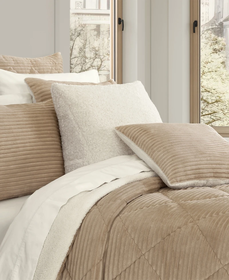 J Queen New York Solace Plush Wedge Decorative Pillow, 20" x 23"