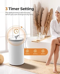 20L Electric Towel Warmer with 3 Heat Settings and Safety Timer