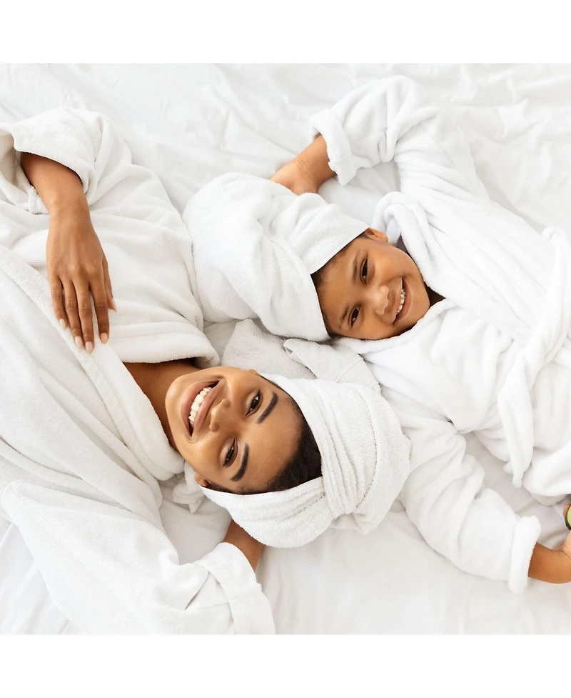 4-Pack Bath Towel Set, Softest 100% Cotton by California Design Den