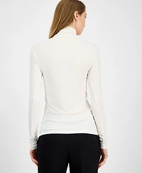 Anne Klein Women's Long-Sleeve Seamless Turtleneck