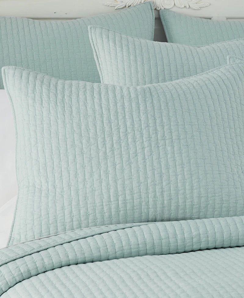 Levtex Cross Stitch Sham, Standard