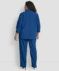 Dkny Plus Notch Collar Jacket