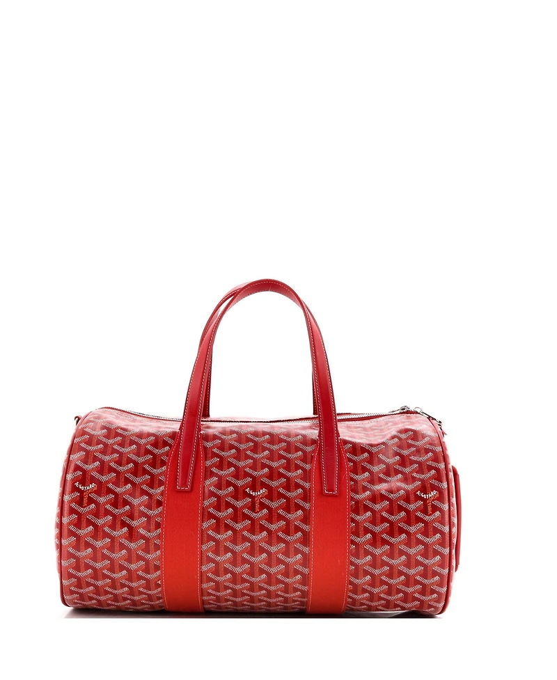 Pre-Owned Goyard 40 Barrel Sport Duffle Bag Coated Canvas