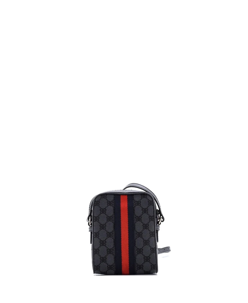 Pre-Owned Balenciaga Mini x Gucci The Hacker Project Zip Messenger Bag Bb Canvas