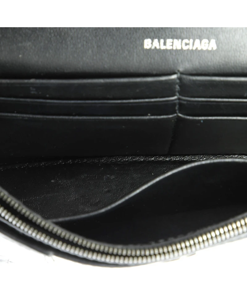 Pre-Owned Balenciaga Xs Hourglass Crossbody Bag Embossed Leather