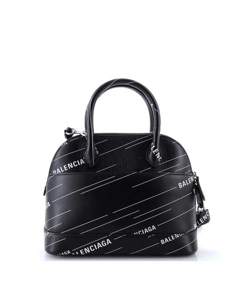 Pre-Owned Balenciaga Small Logo Ville Bag Leather