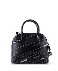 Pre-Owned Balenciaga Small Logo Ville Bag Leather