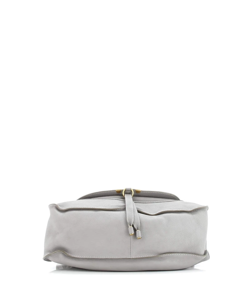Pre-Owned Chloe Large Marcie Shoulder Bag Leather