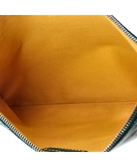 Pre-Owned Goyard Mm Senat Zip Pouch Coated Canvas