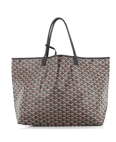 Pre-Owned Goyard Gm Saint Louis Tote Claire Voie Coated Canvas