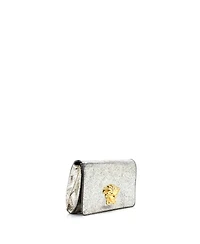 Pre-Owned Versace Small Medusa Chain Clutch Leather