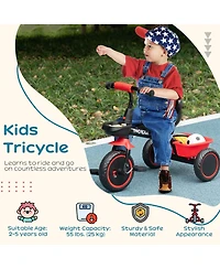 Qaba Tricycle for Kids Age 2-5, Toddler Bike for Children,