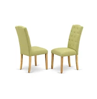 East West Furniture Dining Room Set Oak