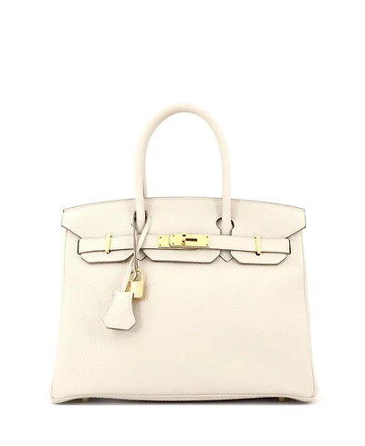 Pre-Owned Hermes Birkin 30 Handbag Light Togo with Gold Hardware