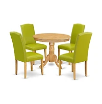 East West Furniture Dining Room Set Oak