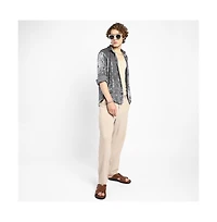 Campus Sutra Men's Solid Velvet Shirt