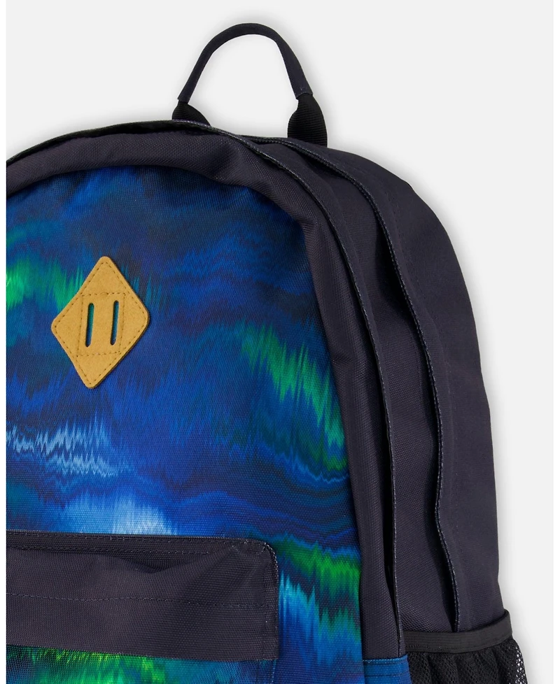 Deux par Deux Boy Kids Backpack Aurora Borealis - Toddler|Child