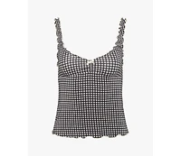 WeWoreWhat Women's Sleep Lettuce Edge Tank