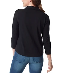Gloria Vanderbilt Women's Ashten 3/4-Sleeve Shirt