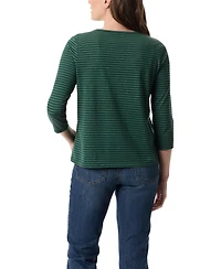 Gloria Vanderbilt Women's Amanda 3/4-Sleeve Knit Top
