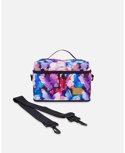 Deux par Deux Girl Lunch Box Black Butterfly Print - Toddler|Child