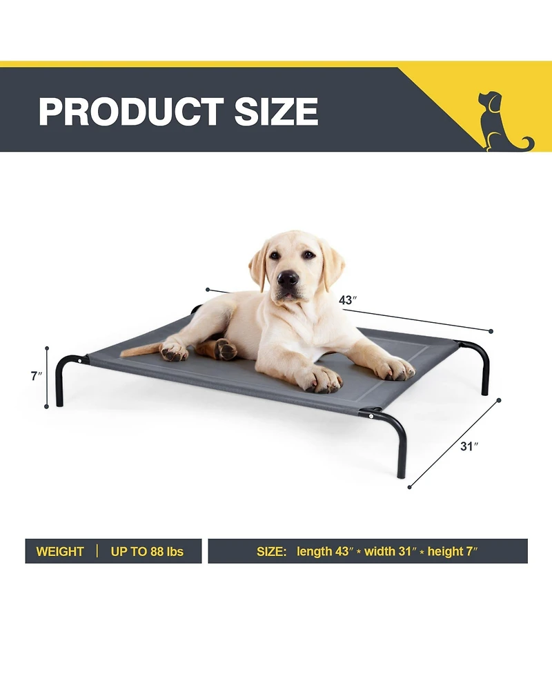 Elevated Pet Bed for Large Dogs