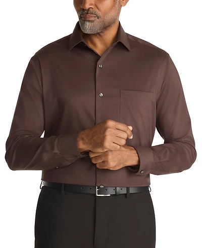 Van Heusen Men's Regular Fit Spread Collar Dress Shirt
