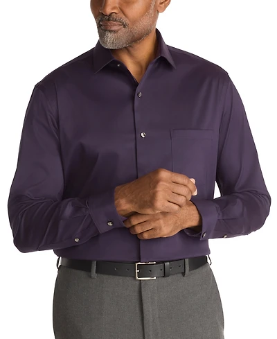 Van Heusen Men's Regular Fit Spread Collar Dress Shirt