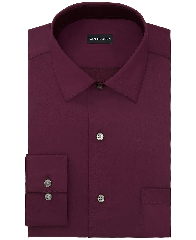 Van Heusen Men's Regular Fit Spread Collar Dress Shirt