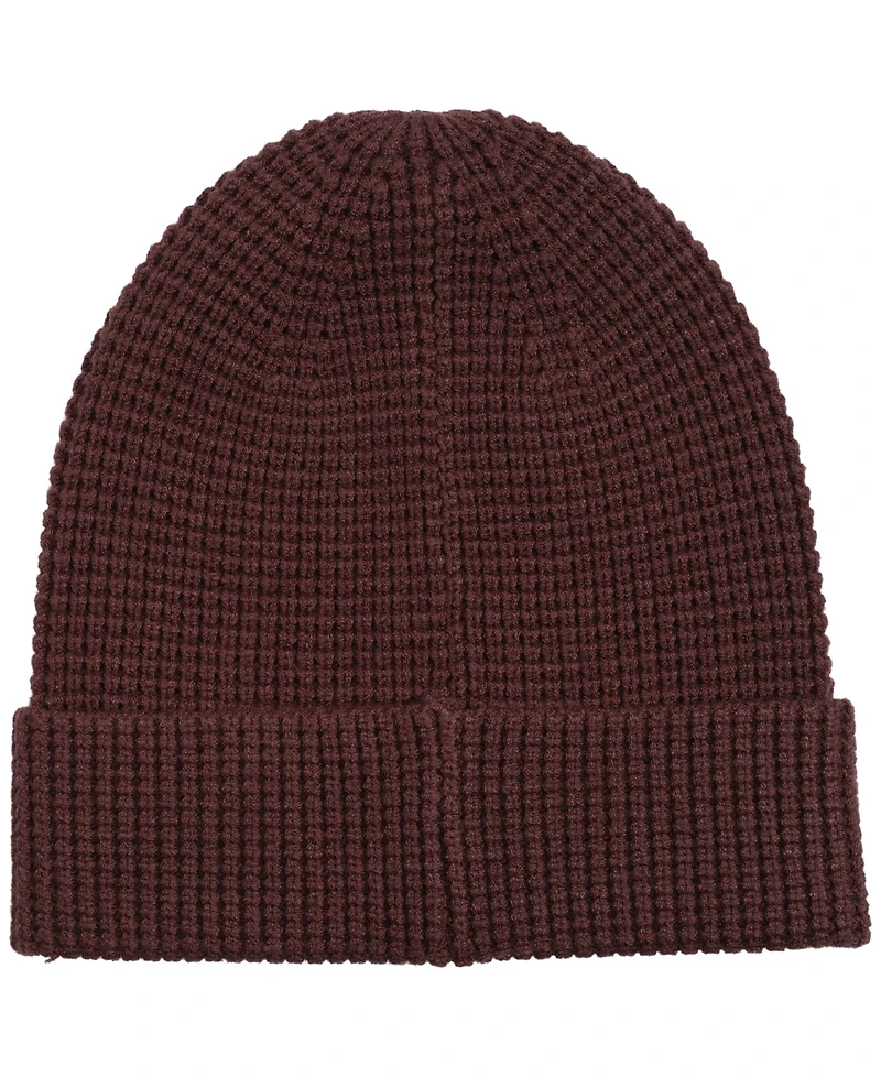 Alfani Men's Cuffed Waffle Beanie, Macy's Exclusive