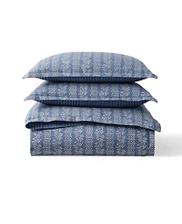 Lauren Ralph Lauren Gena Soft Cotton Reversible 3-Pc. Duvet Cover Set