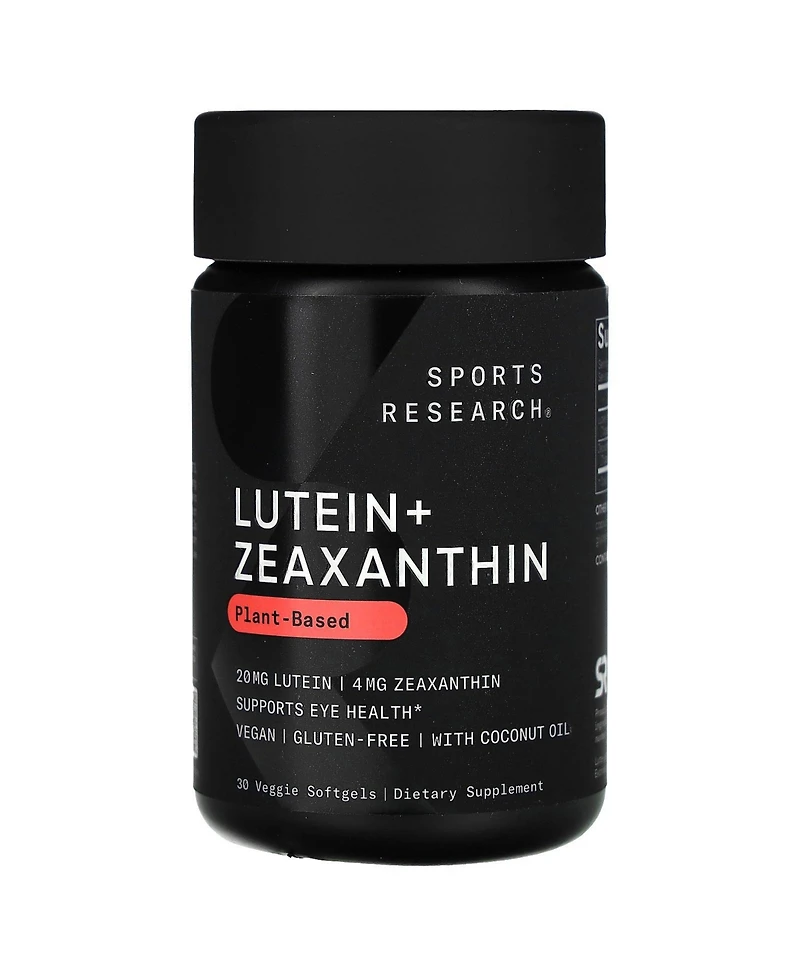 Sports Research Lutein + Zeaxanthin Plant-Based