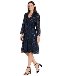 R & M Richards Women's V-Neck Dress