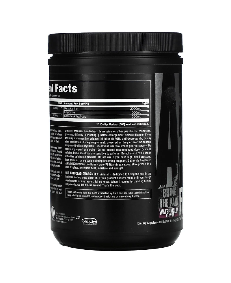 Animal Fury Essentials Pre Workout Watermelon
