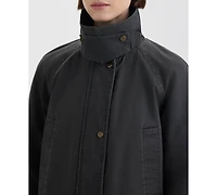 Hunter Women's Faux Fur-Lined Hood Coat