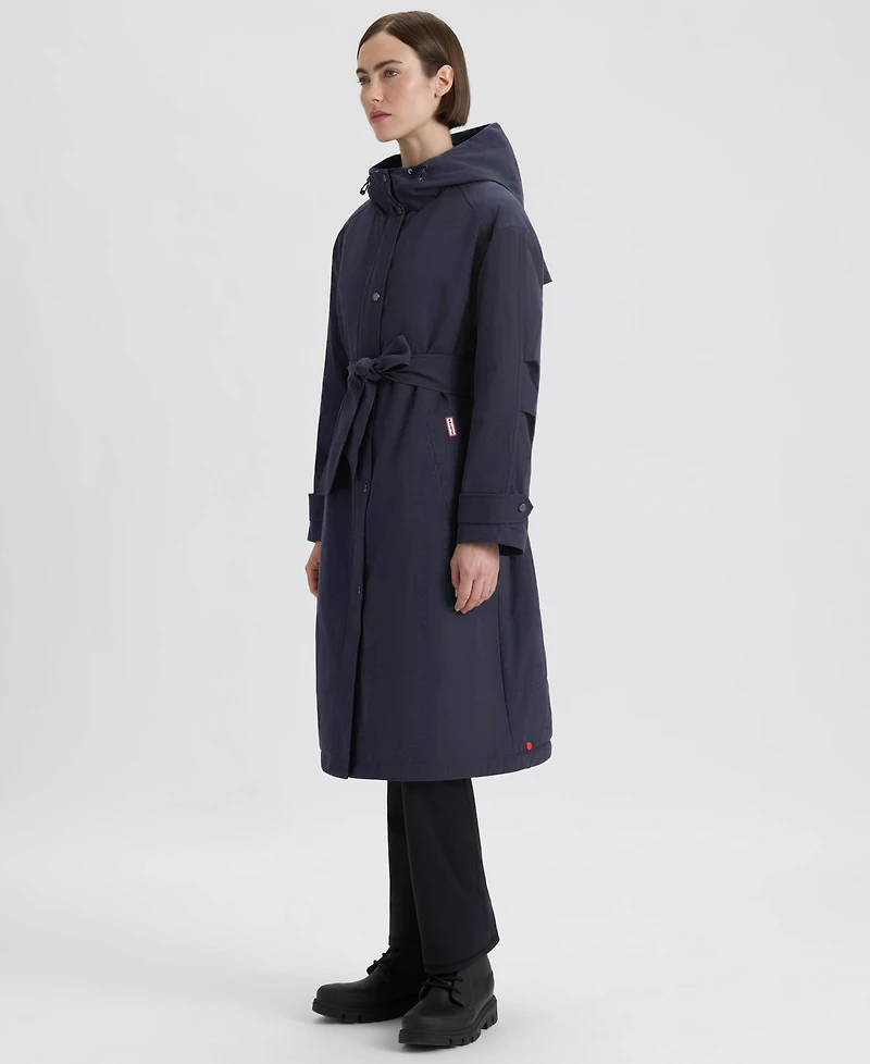 Hunter Women's Hooded Belt Trench Coat