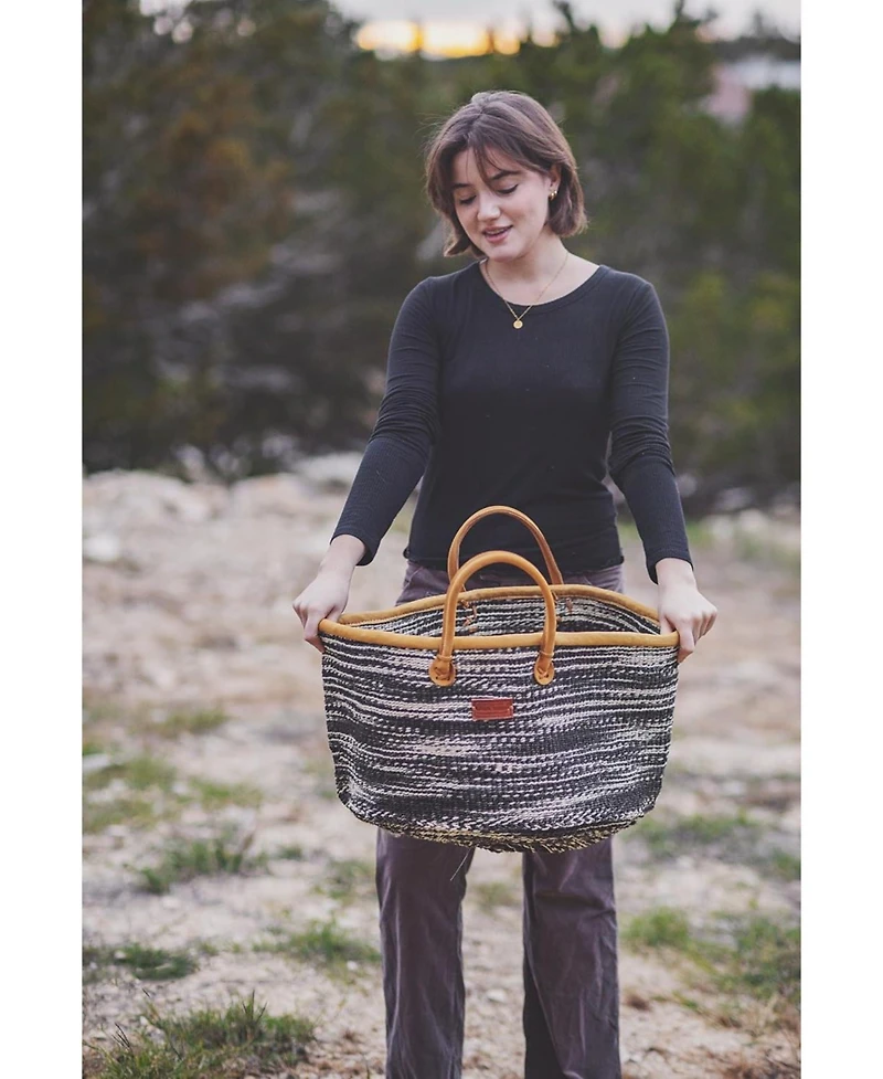 Life Wide Handmade Sisal Basket Tote