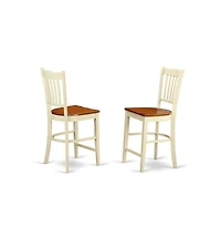 East West Furniture 3 Pc counter height set - Dining Table and 2 bar stools