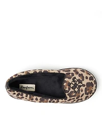 Dearfoams Womens Rebecca Microfiber Velour Closed Back House Slipper