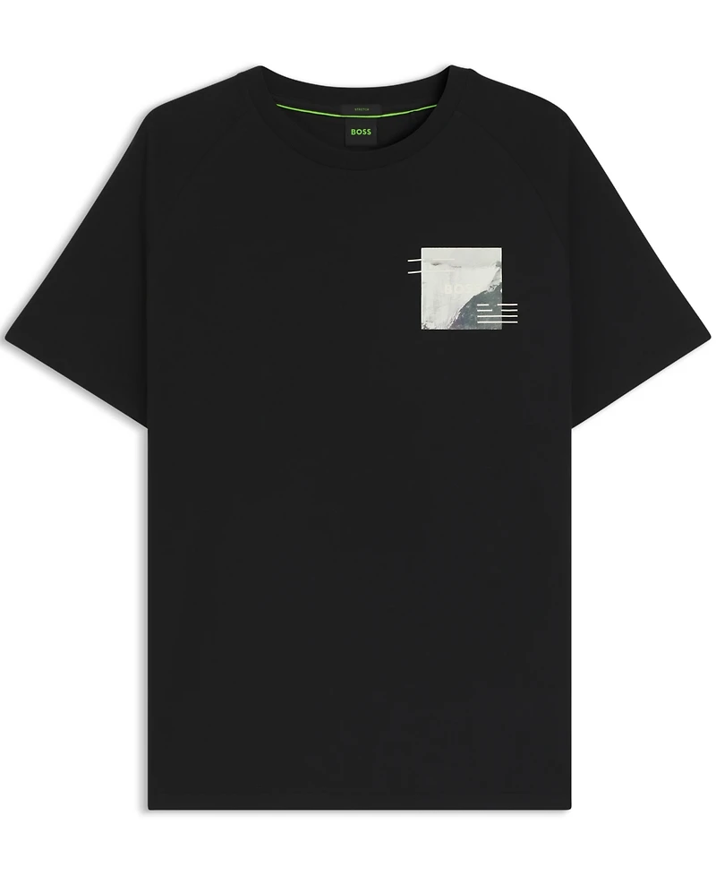 Boss by Hugo Men's Decorative Reflective Relaxed-Fit T-Shirt