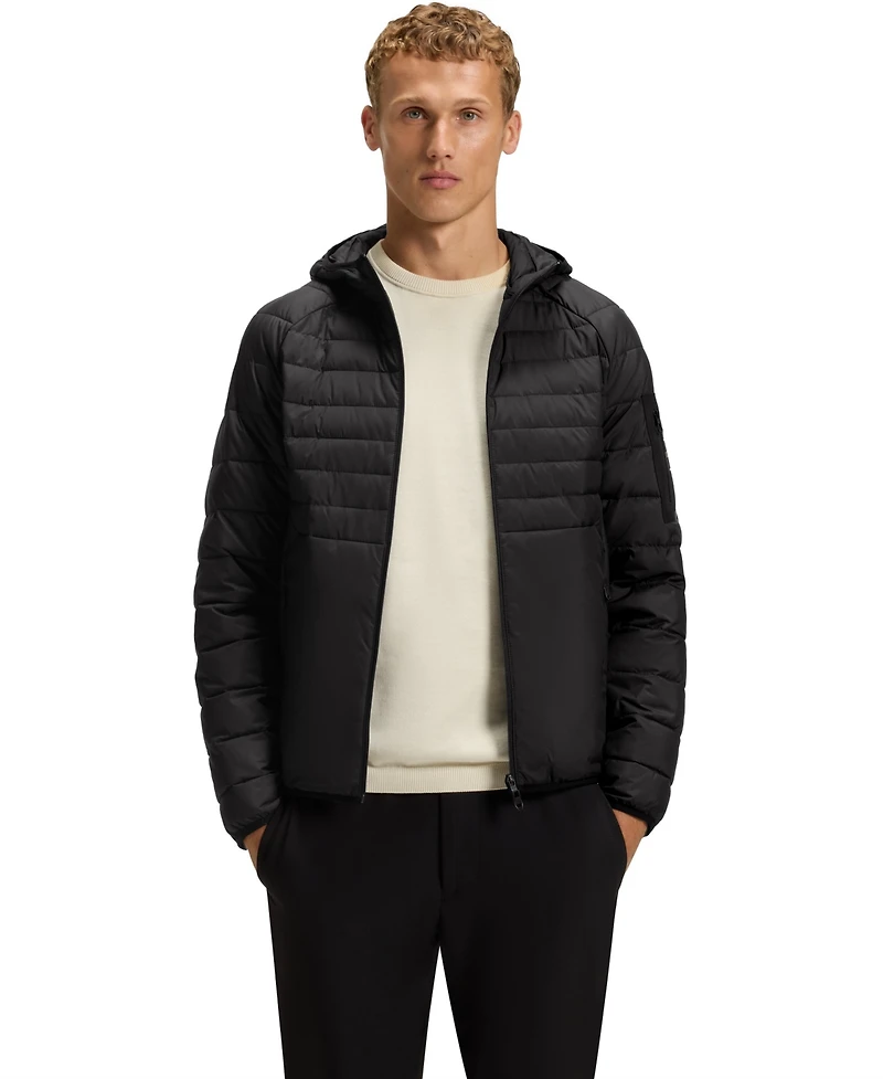Boss by Hugo Boss Men's Water-Repellent Hooded Jacket