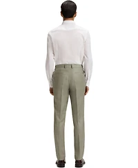 Boss by Hugo Boss Men's Patterned Stretch Slim-Fit Pants