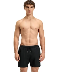 Boss by Hugo Men's Metallic Logo Quick-Drying Swim Shorts