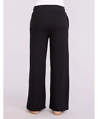 Women's Under the Belly Wide Leg Sweatpants - Motherhood Maternity
