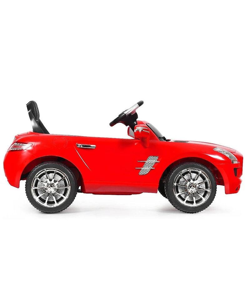 Gymax Kids Ride on Car Mercedes-Benz Sls w/ R/C Parental Remote Control MP3