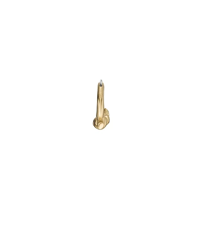 Diesel Unisex Diesel Gold-Tone Stainless Steel Hoop Earring