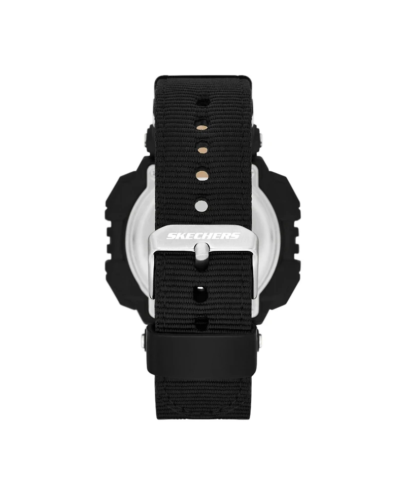 Skechers Men's Allenford Digital, Black Polycarbonate Watch